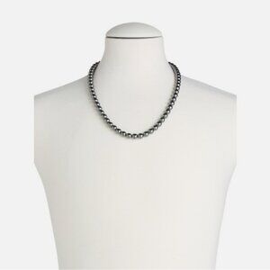 Blackjack Hematite Stone Necklace